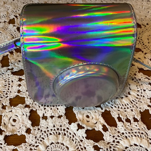 Fujifilm Instax Mini 11 Instant Camera Pink with Holographic Case TESTED Works - Picture 8 of 8